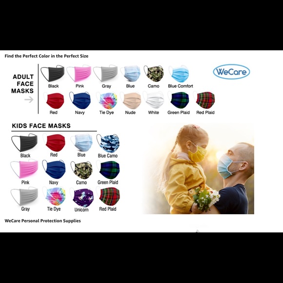 Kids face mask with a coil wristband. - Picture 5 of 6